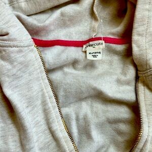 Girls zip up hoodie